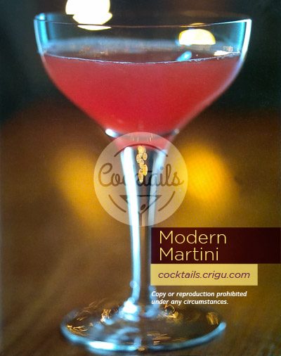 Modern Martini cocktail with Vodka Modern Martini cocktail with Vodka