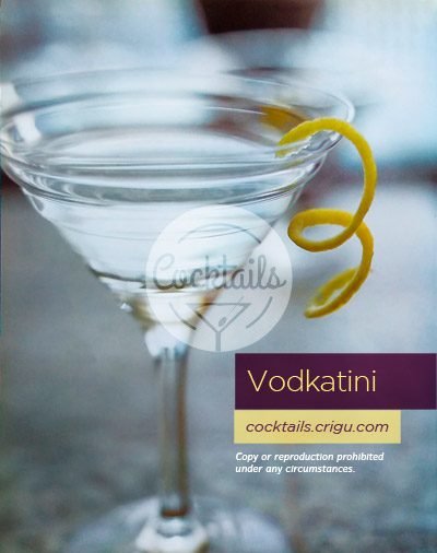Vodkatini Cocktail Vodkatini Cocktail